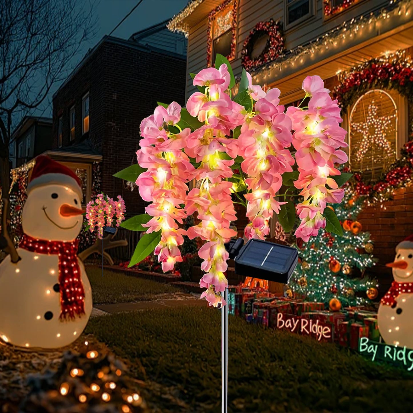 πΈ Solar Wisteria Flower Garden Lights β Waterproof Outdoor Decor