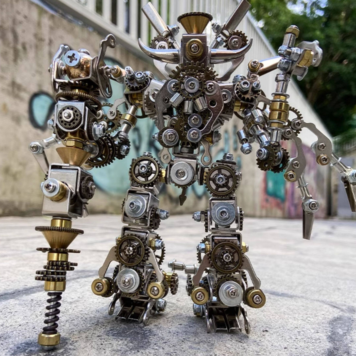 MechSaint DIY Mechanical Mech Blind Box - Handmade Steampunk Robot Assembly Kit