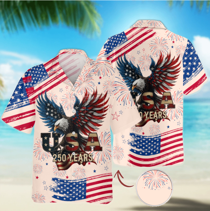 250th Anniversary Eagle - Hawaiian Shirt