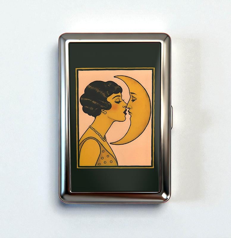 š”ļøVintage Art Deco Versatile Card & Cash Case With RFID Protection