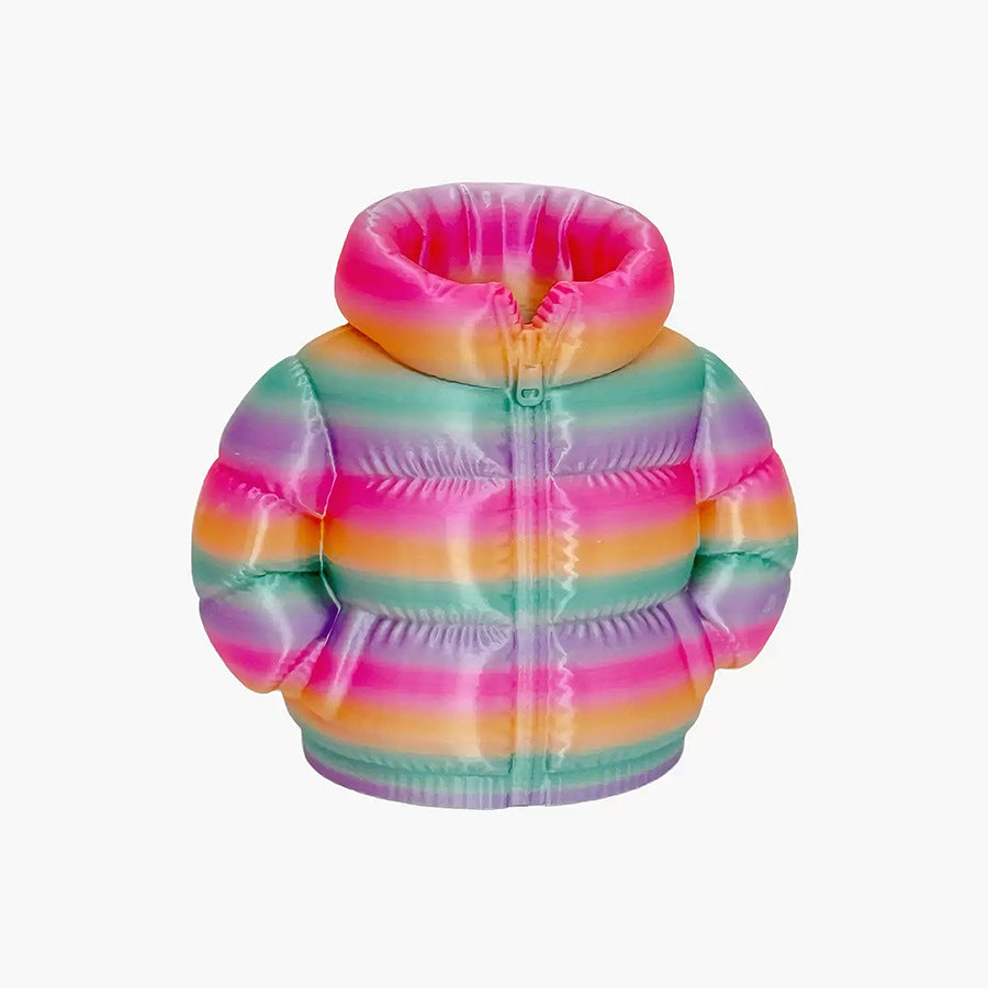 Puffy Jacket Pen Holder