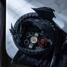 Dragon Nest Key Bowl – Gothic Fantasy Dragon Statue Catchall Tray for Keys, Glasses & Desk Decor