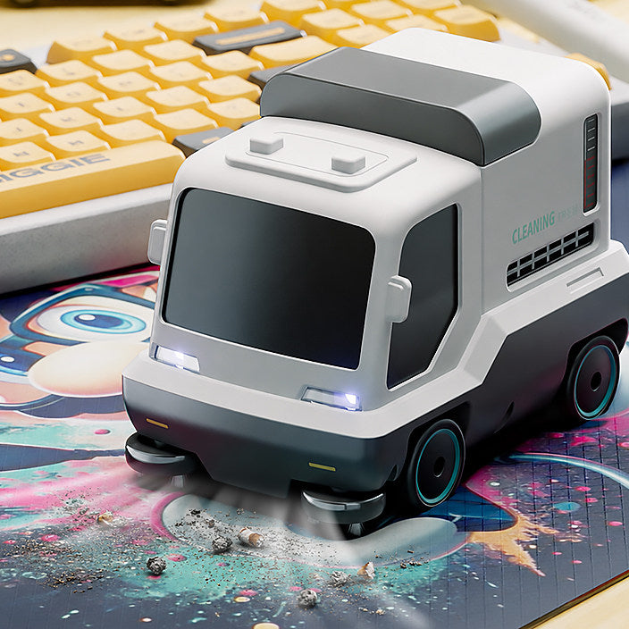 Remote Control Mini Vacuum Car – Desktop Cleaning Robot Toy for Dust & Crumbs