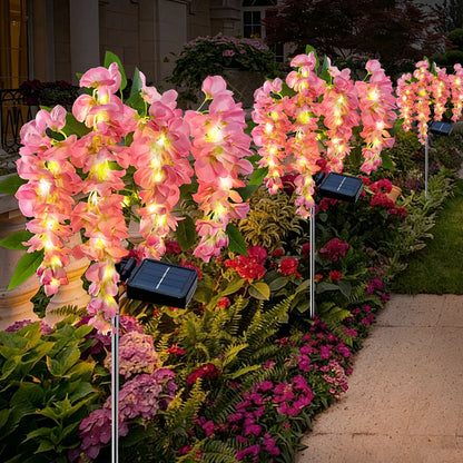 🌸 Solar Wisteria Flower Garden Lights – Waterproof Outdoor Decor