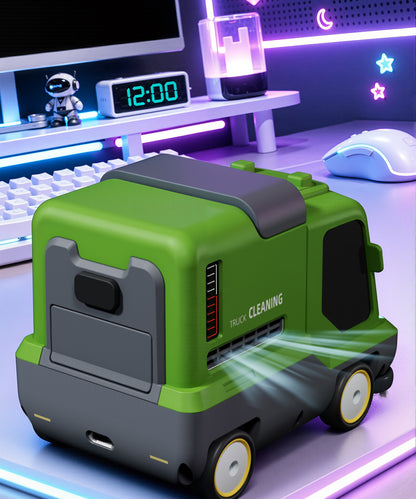 Remote Control Mini Vacuum Car – Desktop Cleaning Robot Toy for Dust & Crumbs