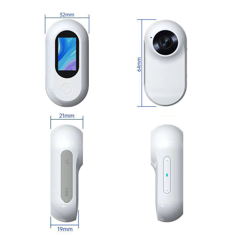 World Through Their Eyes - Mini Pet POV Camera, Ultra-Lightweight Thumb Cam for Dogs & Cats