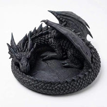 Dragon Nest Key Bowl – Gothic Fantasy Dragon Statue Catchall Tray for Keys, Glasses & Desk Decor