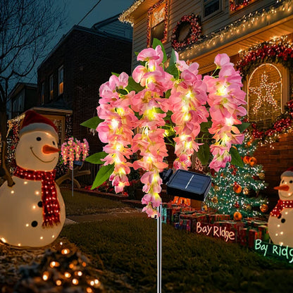 🌸 Solar Wisteria Flower Garden Lights – Waterproof Outdoor Decor