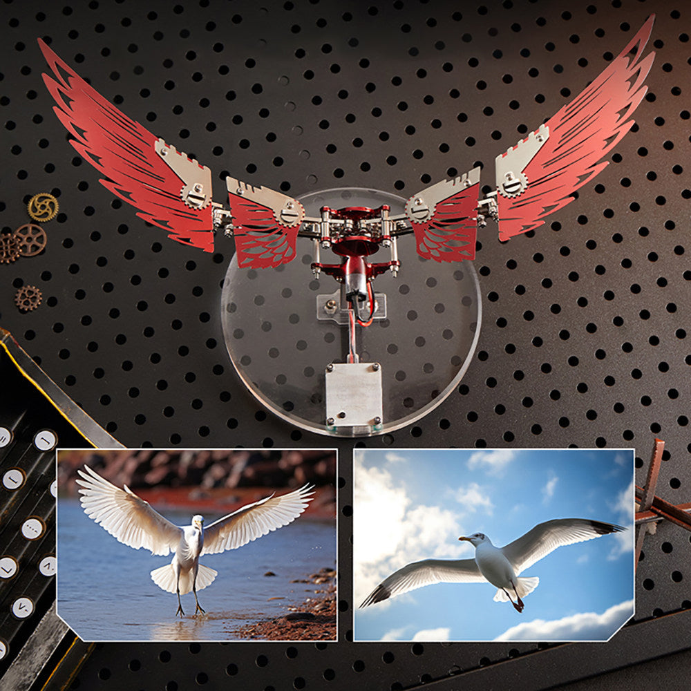 The Bionic Ornithopter Precision Metal Mechanical Assembly Model Kit