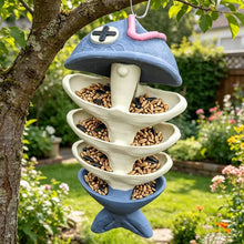 Fish Bone Hanging Bird Feeder – Unique Garden Decor That Attracts Hummingbirds & Wild Birds