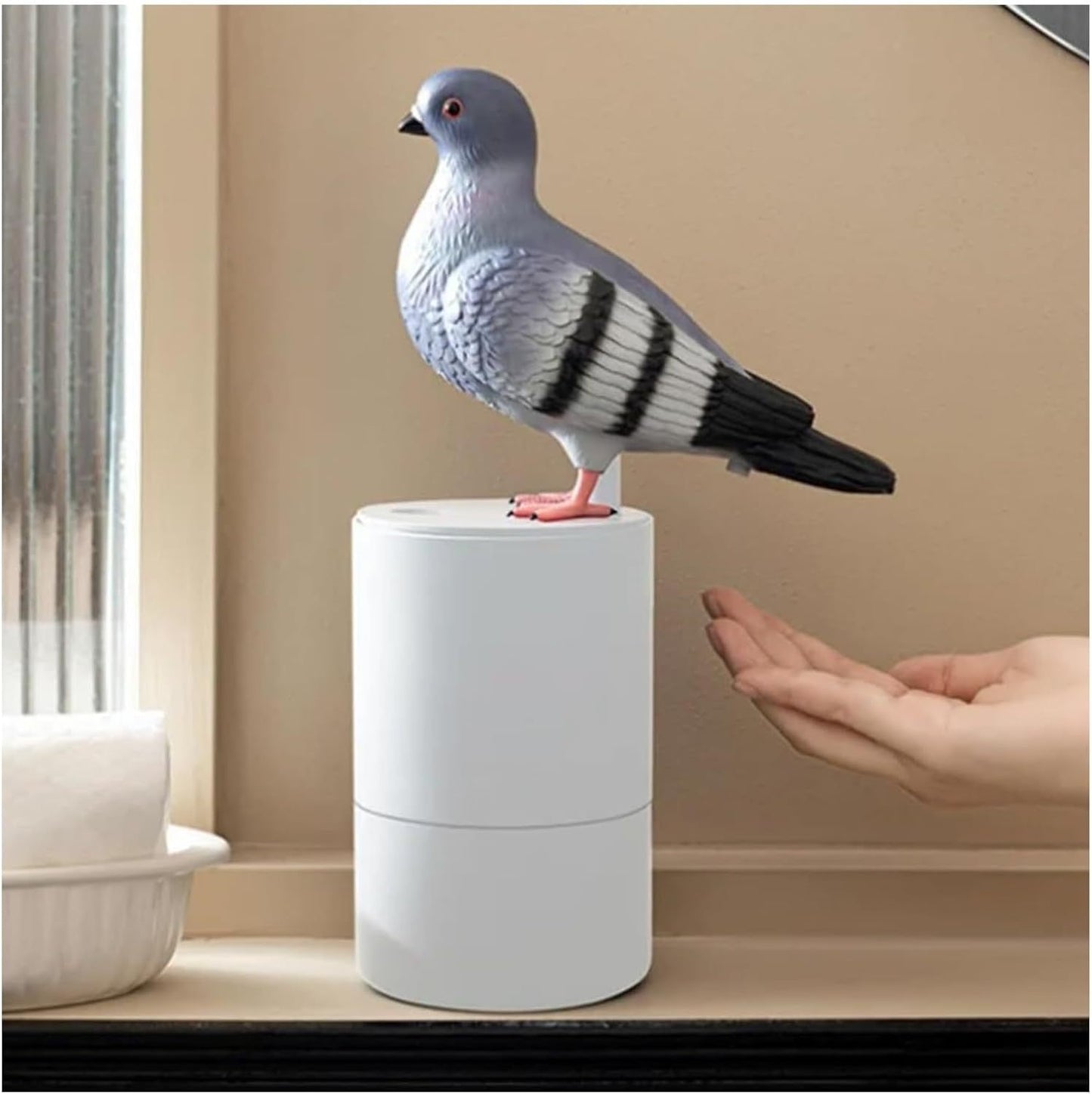 Dove Automatic Soap Dispenser – Touchless Foaming Soap Dispenser with Motion Sensor for Bathroom & Kitchen