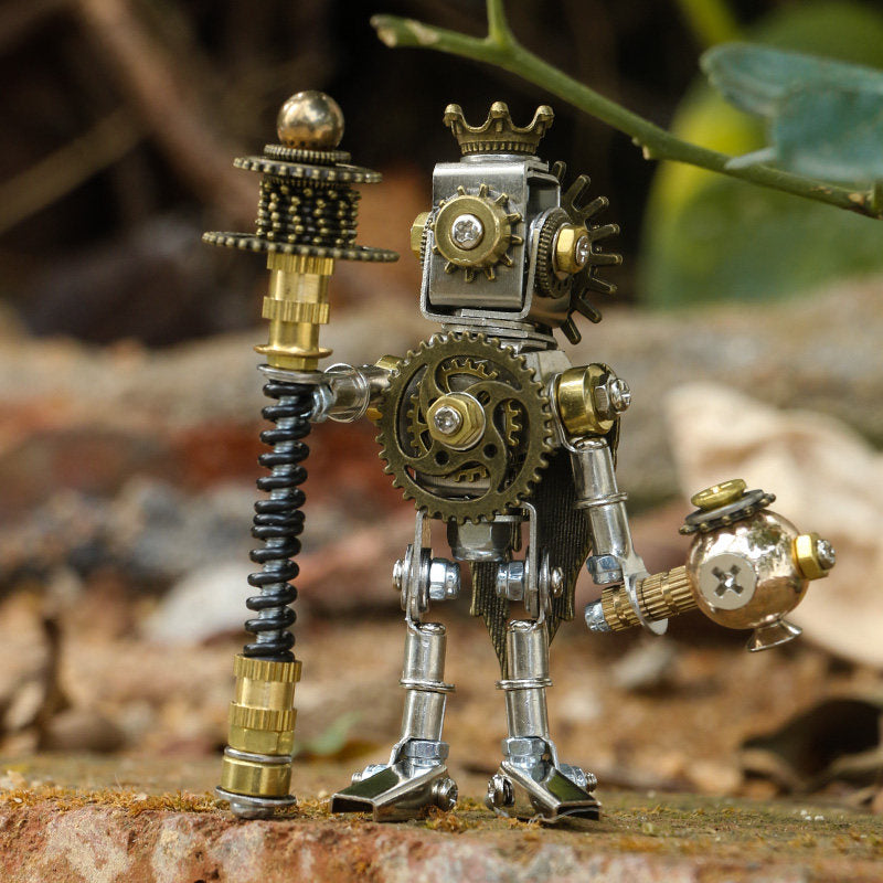MechSaint DIY Mechanical Mech Blind Box - Handmade Steampunk Robot Assembly Kit