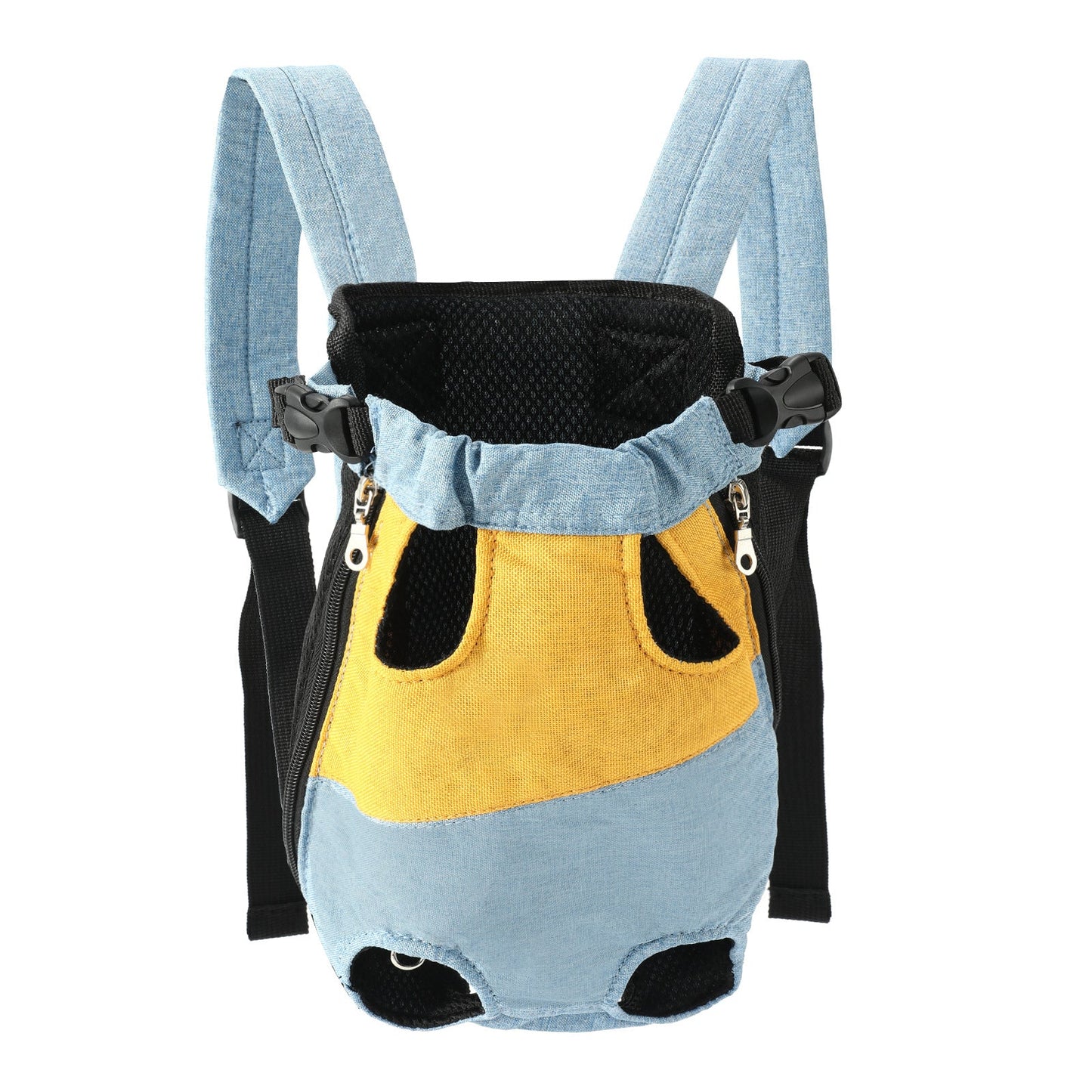 Hands-Free Legs-Out Pet Carrier Backpack - Buy 1 Get 1 FREE | Breathable Mesh Front Chest Pack for Dogs & Cats, Perfect for Hiking & Cycling