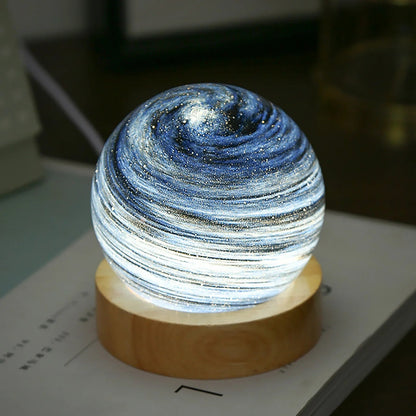 TODAY'S SPECIAL OFFER-40% OFF🔥3D Crystal Planets Atmosphere Night Lamp