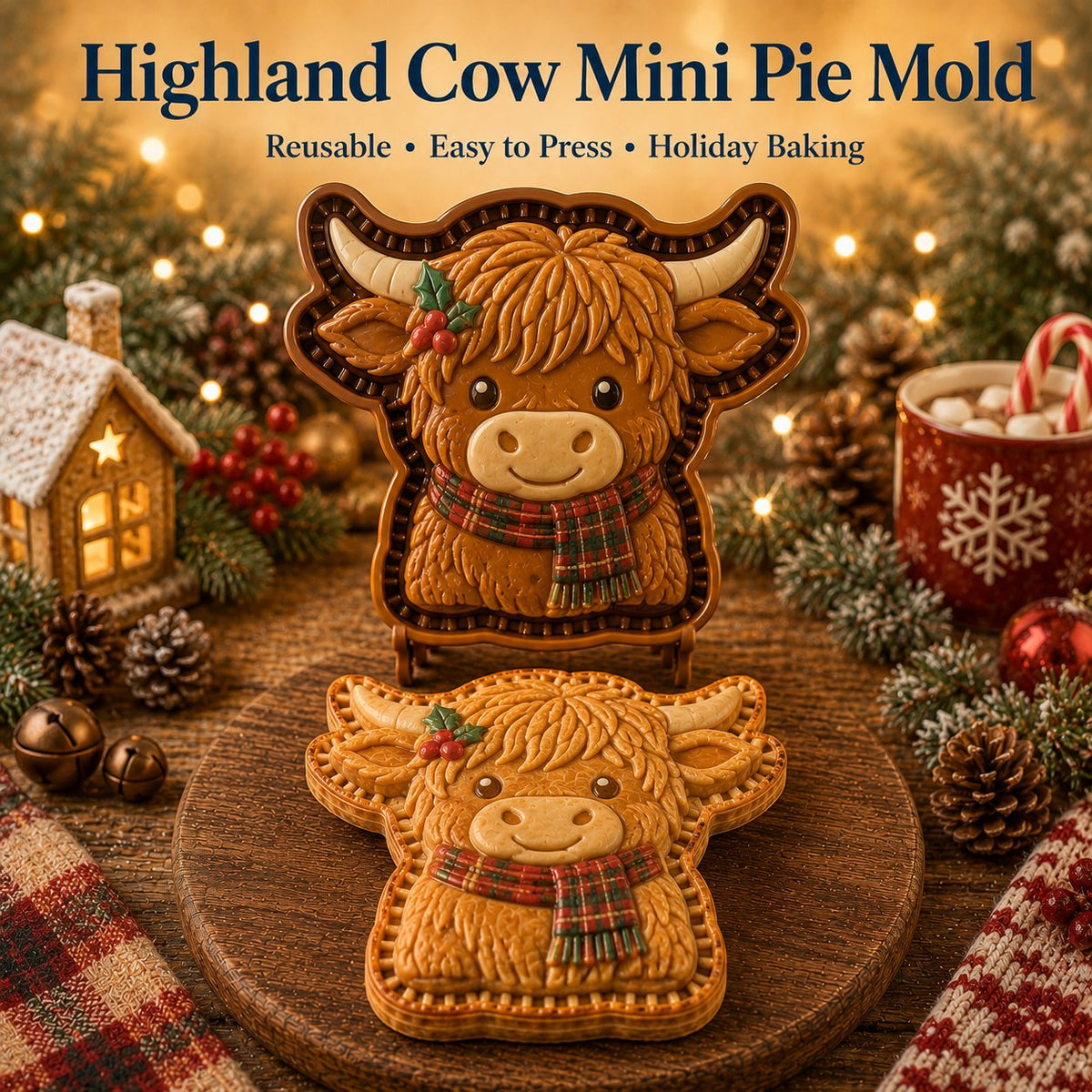 8-Design Animal Mini Pie Mold Collection