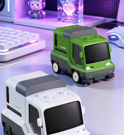 Remote Control Mini Vacuum Car – Desktop Cleaning Robot Toy for Dust & Crumbs