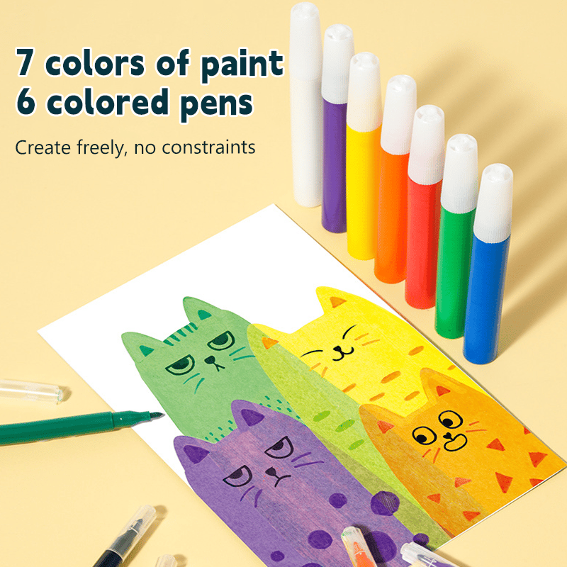 🎅20Pcs DIY Rainbow Scratch Art