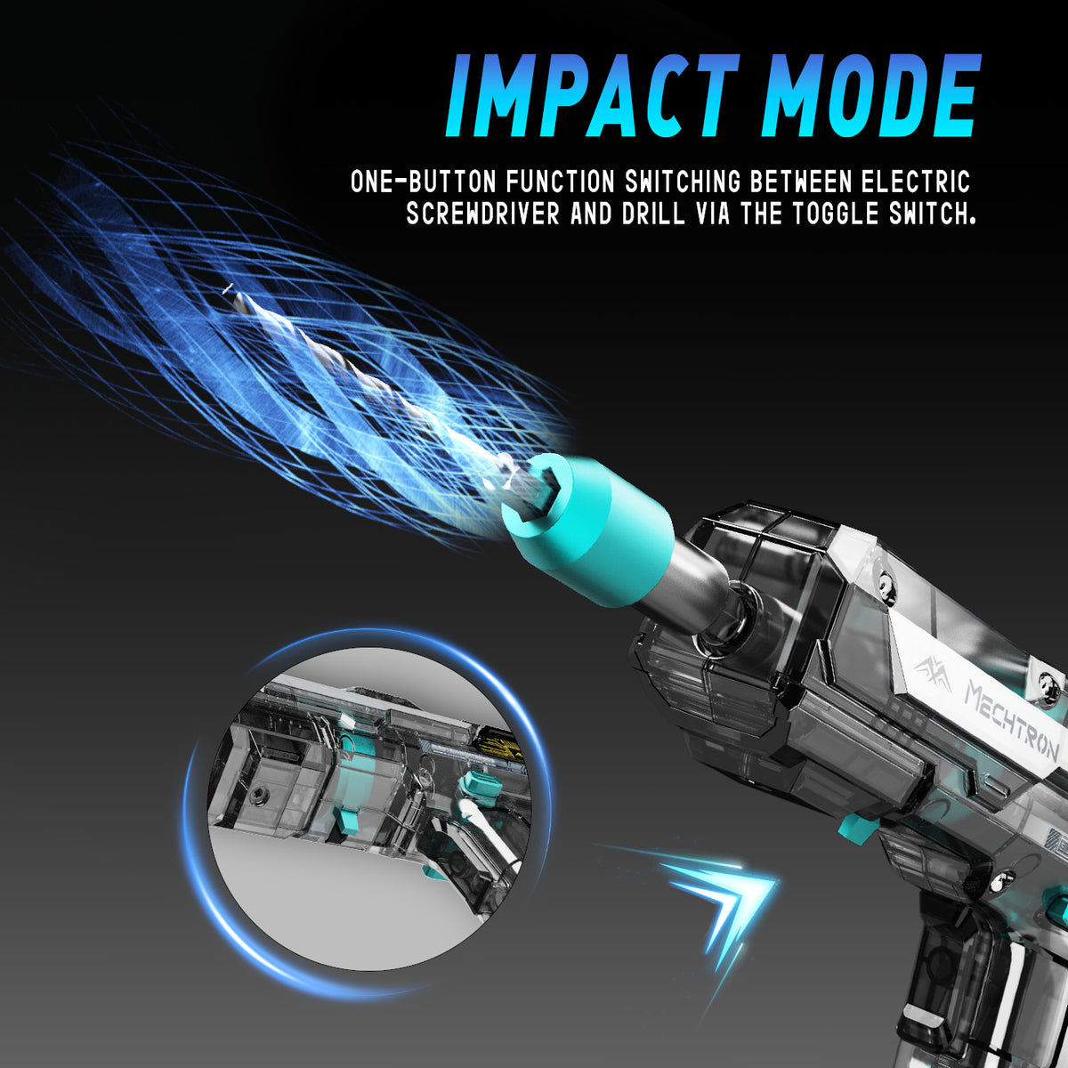 8V LI-ION 2 SPEED HAMMER DRILL (LITE)