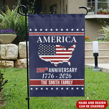 America 250th Anniversary Garden Flag