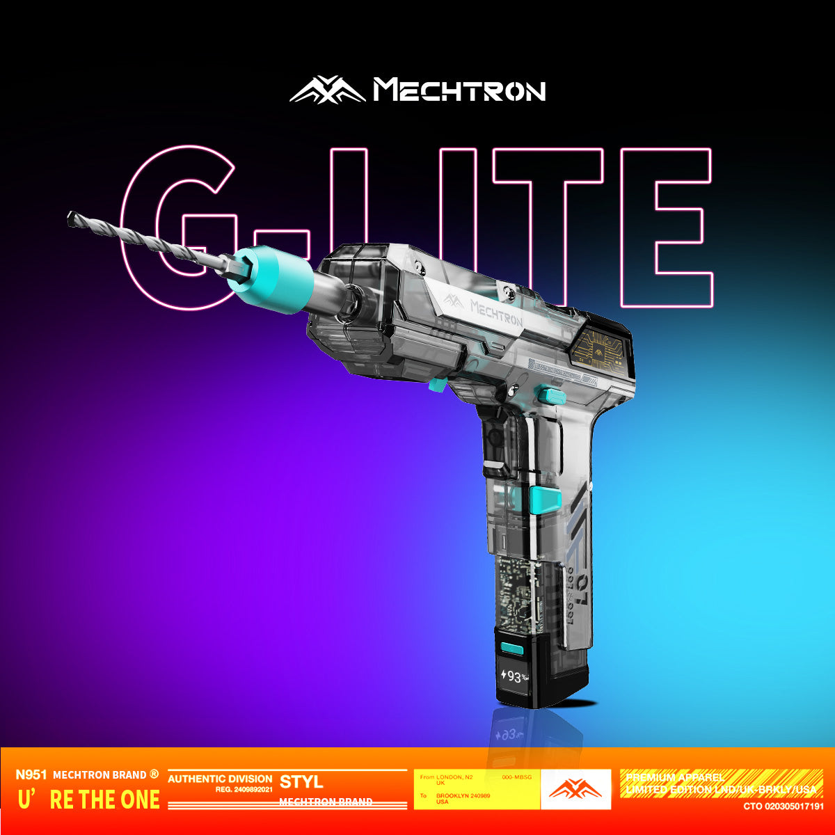 8V LI-ION 2 SPEED HAMMER DRILL (LITE)