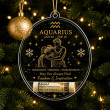 Zodiac Christmas Cash Ornament