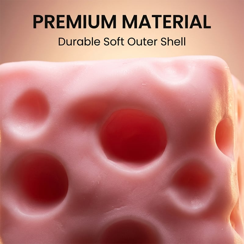 Cheese Cube Squishy Toy