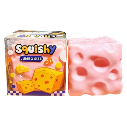 Cheese Cube Squishy Toy