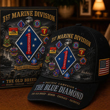 U.S. Marine Corps 1st Marine Division Heritage Tribute Cap