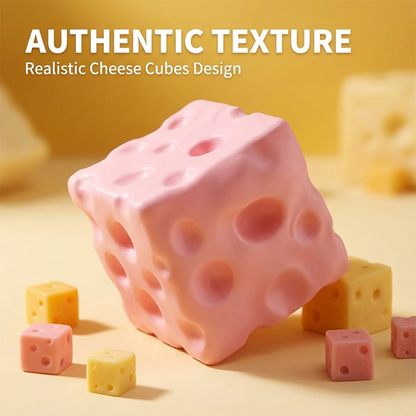 Cheese Cube Squishy Toy
