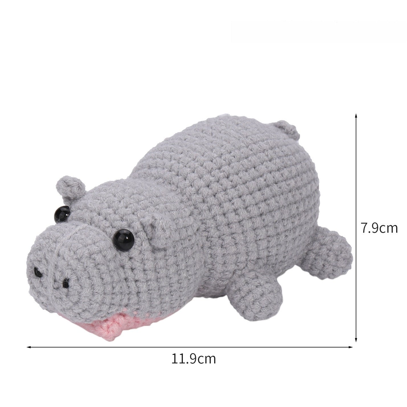 TODAY'S SPECIAL OFFER-50% OFF Cute Animal Crochet Kit – DIY Handmade Amigurumi Doll Making Kit with Yarn & Crochet Hook for Beginners