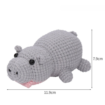 TODAY'S SPECIAL OFFER-50% OFF Cute Animal Crochet Kit – DIY Handmade Amigurumi Doll Making Kit with Yarn & Crochet Hook for Beginners