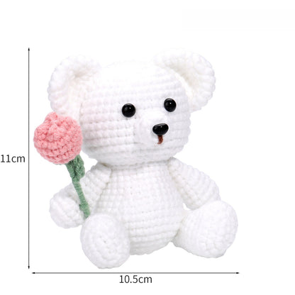 TODAY'S SPECIAL OFFER-50% OFF Cute Animal Crochet Kit – DIY Handmade Amigurumi Doll Making Kit with Yarn & Crochet Hook for Beginners
