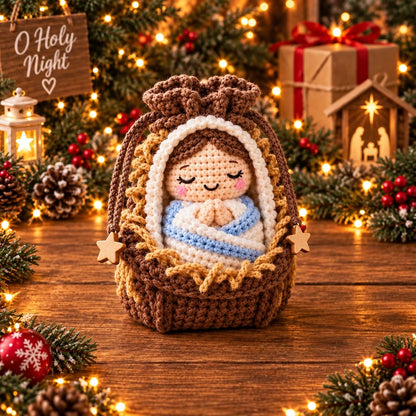 Christmas Crochet Character Gift Pouch