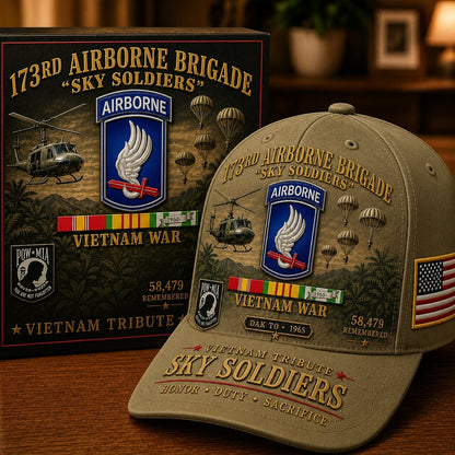 173rd Airborne Brigade Sky Soldiers Vietnam Tribute Cap
