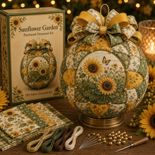 Garden & Birds Patchwork Ornament DIY Kit