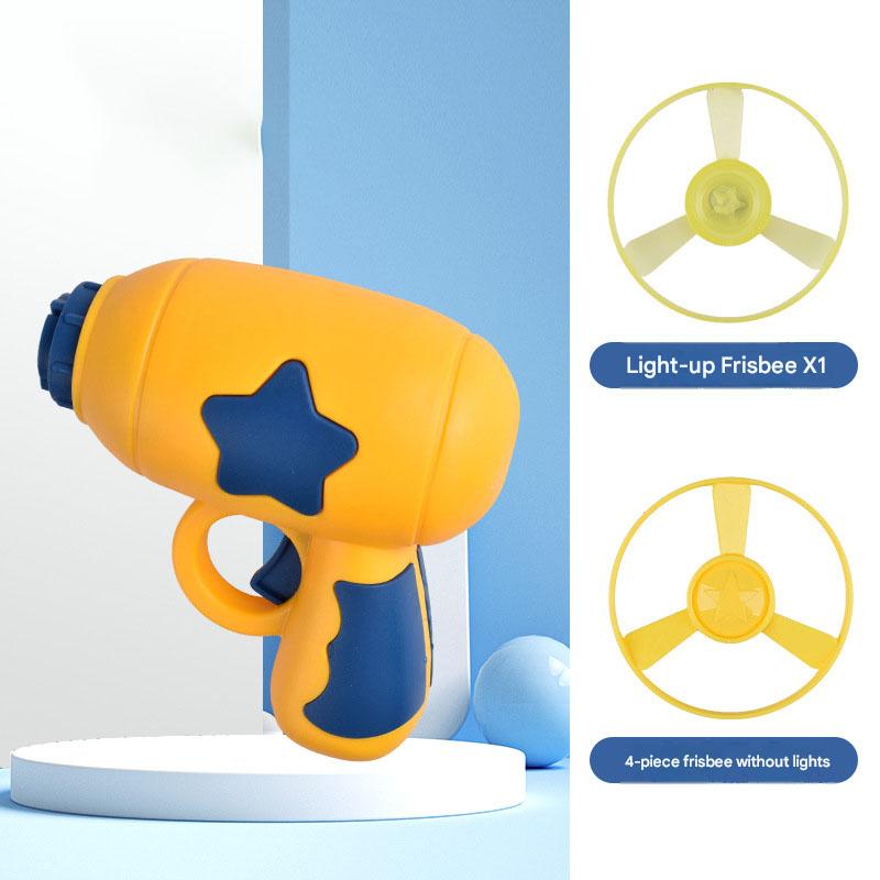 Ultimate Cat Flying Disc Launcher Set - Buy 1 Get 1 FREE (12-Piece Mega Bundle) | Includes LED Glow-in-the-Dark Discs | Interactive Fetch & Chase Toy for Cats