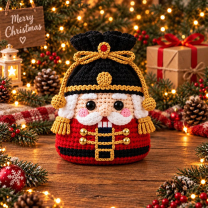 Christmas Crochet Character Gift Pouch
