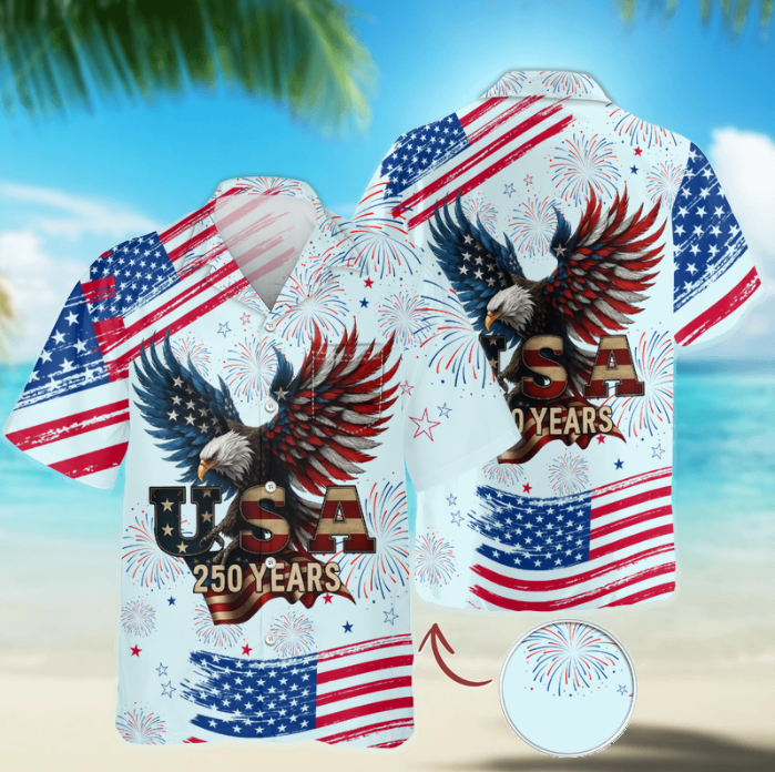 250th Anniversary Eagle - Hawaiian Shirt