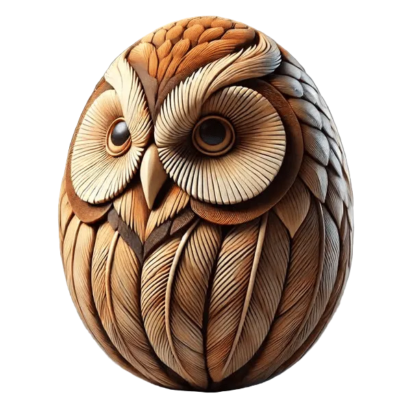 Carved Animal Eggs
