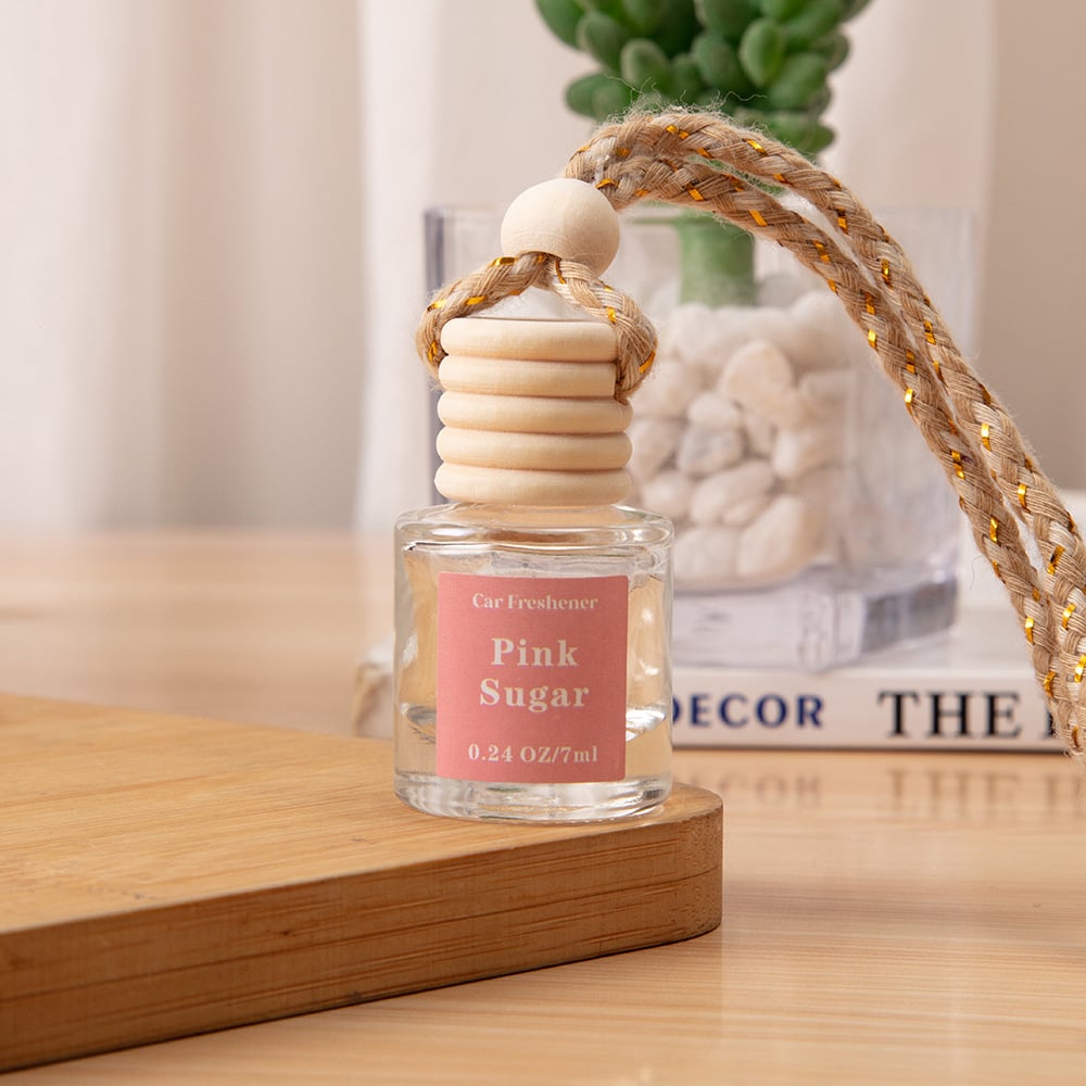 Scented Car Air Freshener - Long Lasting Car Diffuser - Last 60+ Days Teakwood