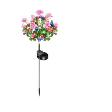 Solar Azalea Flower Lights(4 Pack)