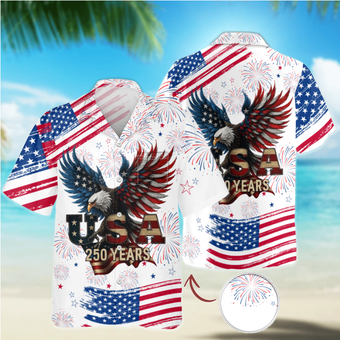 250th Anniversary Eagle - Hawaiian Shirt