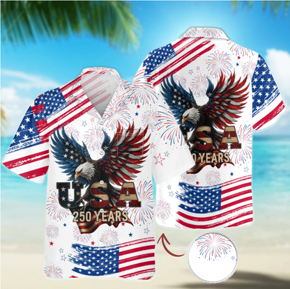 250th Anniversary Eagle - Hawaiian Shirt