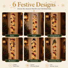 Glowing Christmas Door Hanger