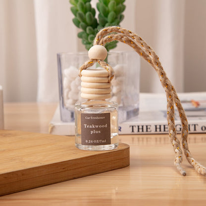 Scented Car Air Freshener - Long Lasting Car Diffuser - Last 60+ Days Teakwood