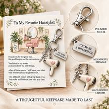 "You Make a Difference" Appreciation Gift Set – Keychain & Card