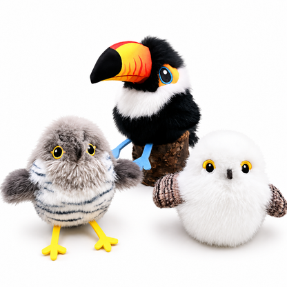 Interactive Chirping Bird Cat Toy - Buy 1 Get 1 FREE | Motion-Activated Flapping Wings & Realistic Sounds for Indoor Play