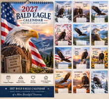 2027 Bald Eagle Wall Calendar