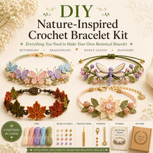 DIY Nature-Inspired Crochet Bracelet Kit