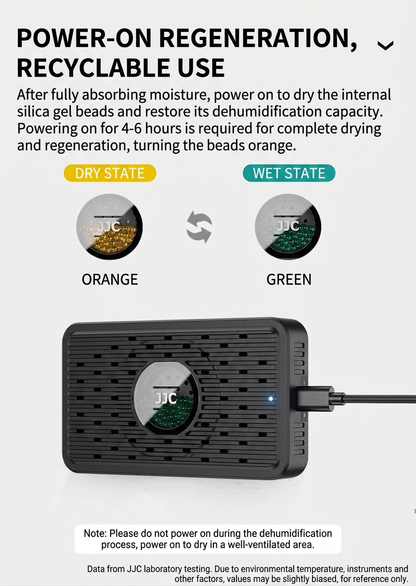 Reusable Electronic Moisture Absorber – Rechargeable Mini Dehumidifier Card for Cameras, Cabinets, Drawers & Storage